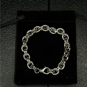 Chrome hearts paper chain link loop unisex bracket